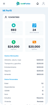 Pantalla de registro 2